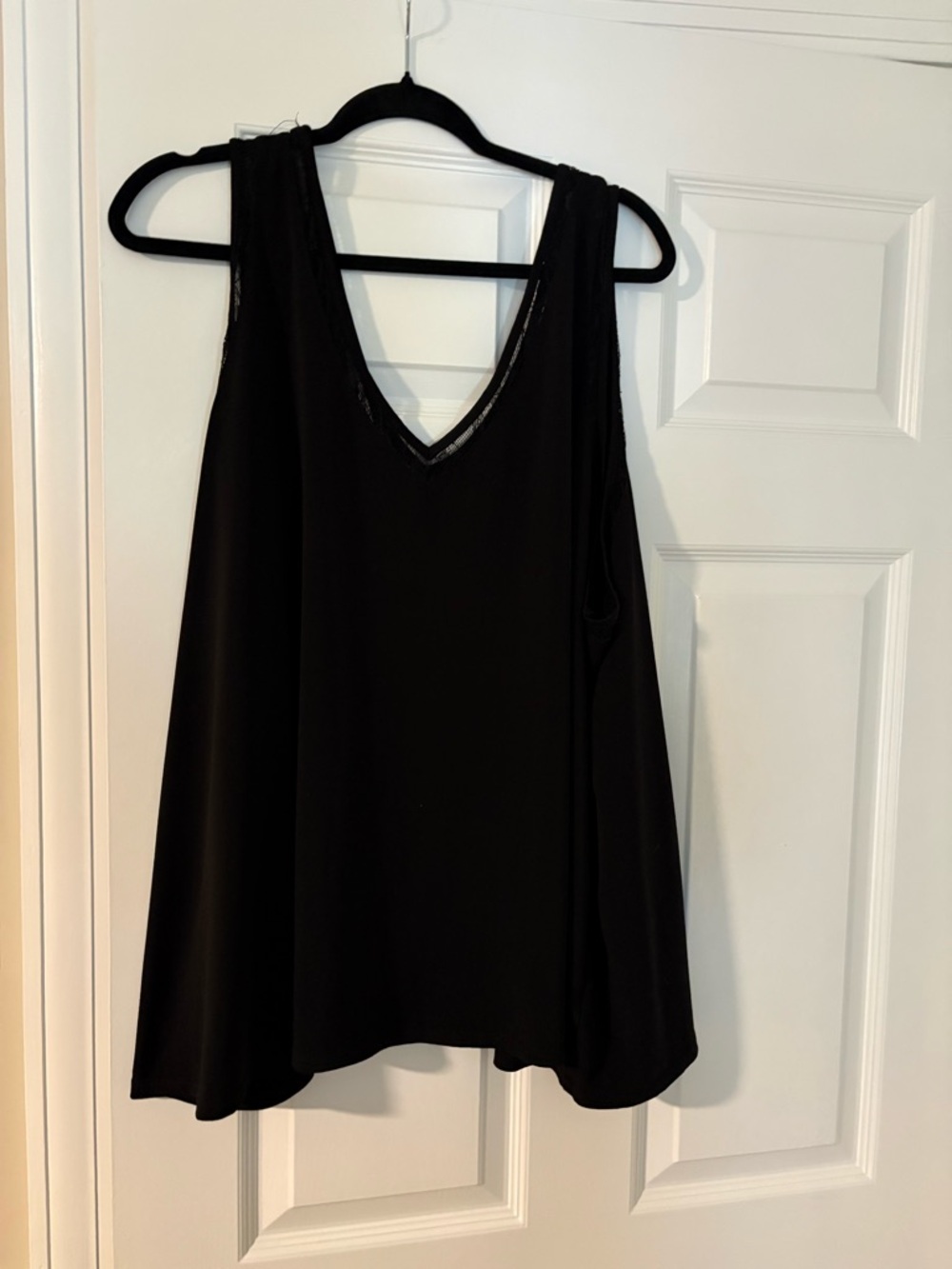 torrid Black Flowing Tank Top